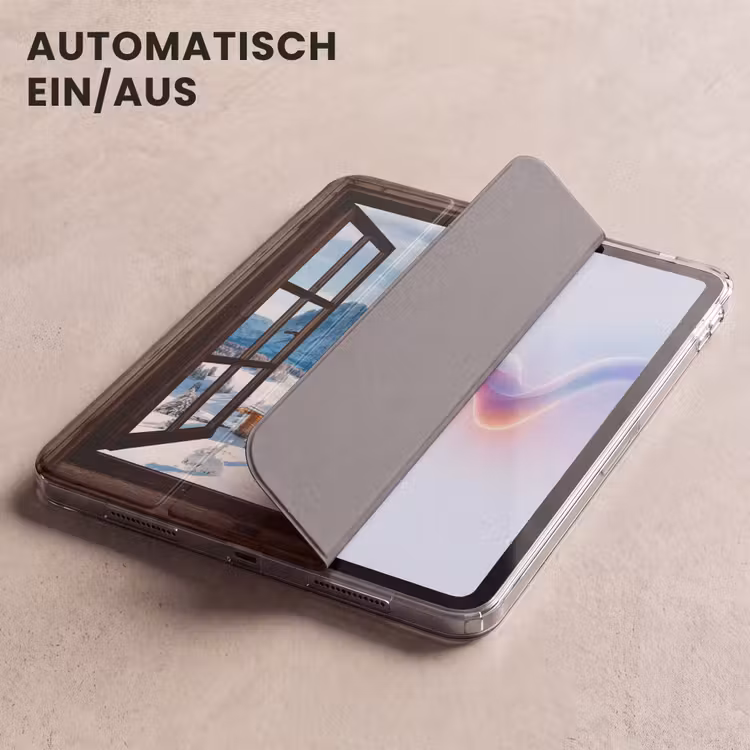 iPad-Hülle - Aussicht - Winter - Landschaft - Hütte - Berge — 5