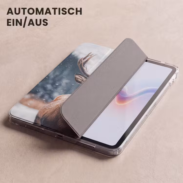iPad-Hülle - Hirsche - Tiere - Landschaft - Winter - Schnee — 5