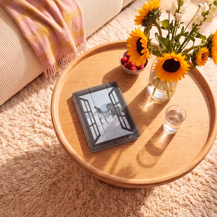 iPad-Hülle - Pferde - Winter - Tiere - Natur - Durchblicken — 2