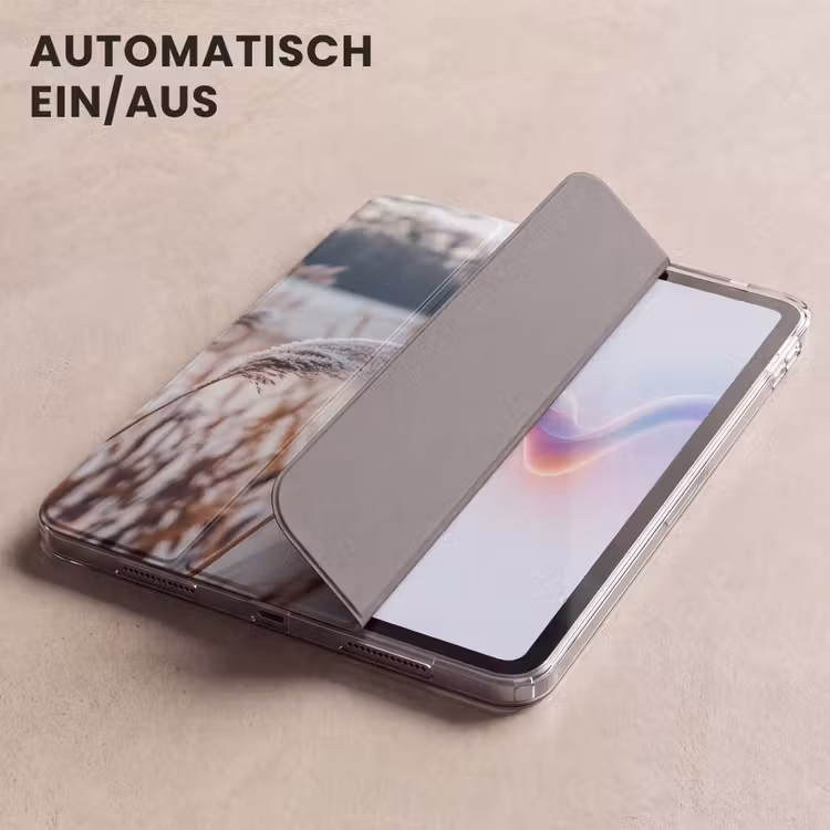 iPad-Hülle - Schilf - Gras - Natur - Winter - See — 5