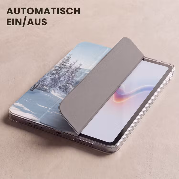 iPad-Hülle - Winterlandschaft - Natur - Berge - Bäume - Schnee — 5
