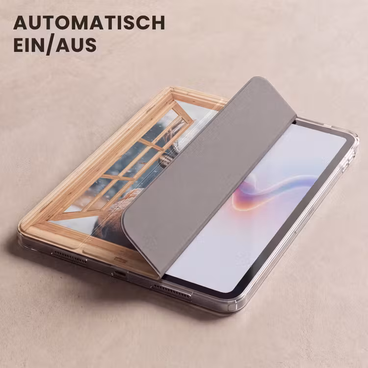 iPad-Hülle - Durchblick - Hirsche - Tiere - Winterlandschaft - Schnee — 5