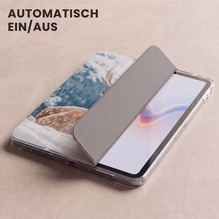 iPad-Hülle - Hirsche - Landschaft - Winter - Natur - Tiere - Berge — 5