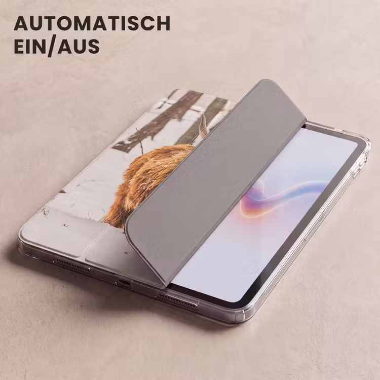 iPad-Hülle - Schottische Highlander - Schnee - Winter - Natur - Tiere — 5