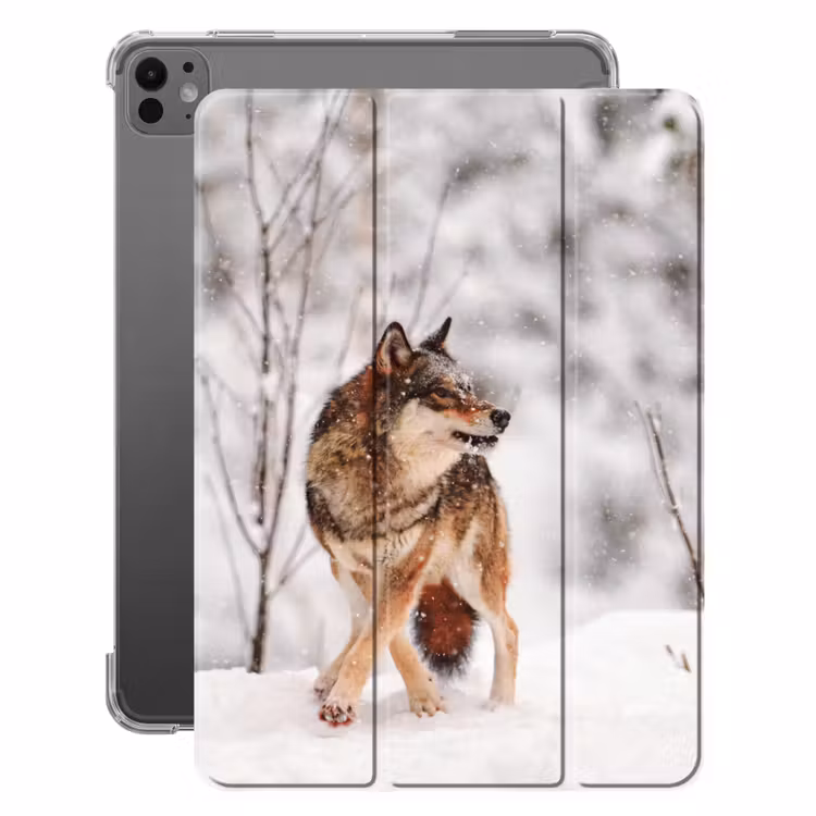 iPad-Hülle - Wolf - Winter - Schnee - Natur - Tiere — 1