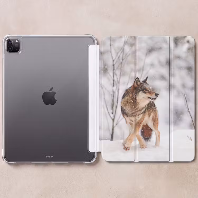 iPad-Hülle - Wolf - Winter - Schnee - Natur - Tiere — 6
