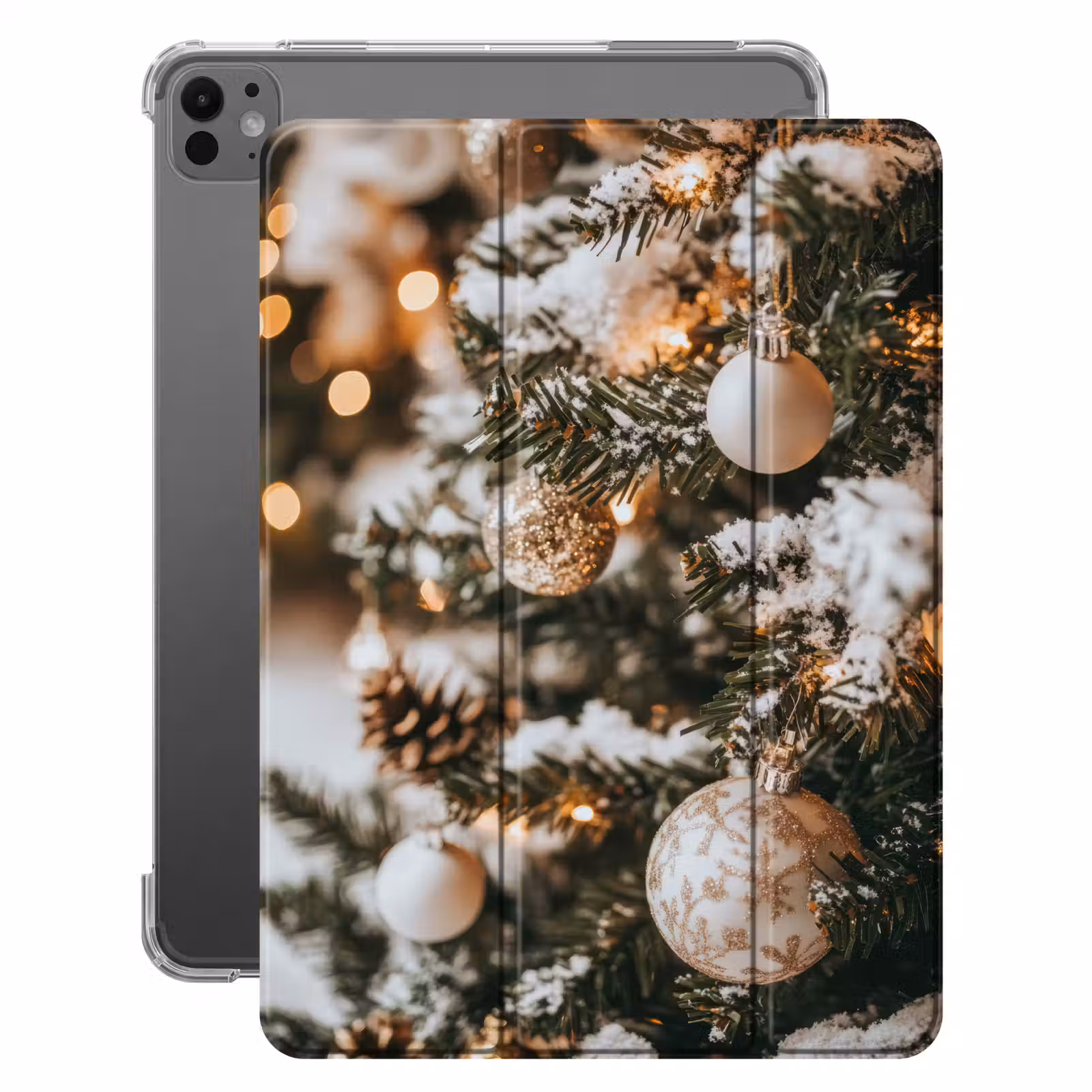 iPad-Hülle - Weihnachten - Weihnachtsbaum - Winter - Innen - Schnee — 1
