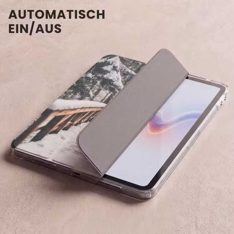 iPad-Hülle - Brücke - Winterlandschaft - Wald - Natur - Schnee — 5