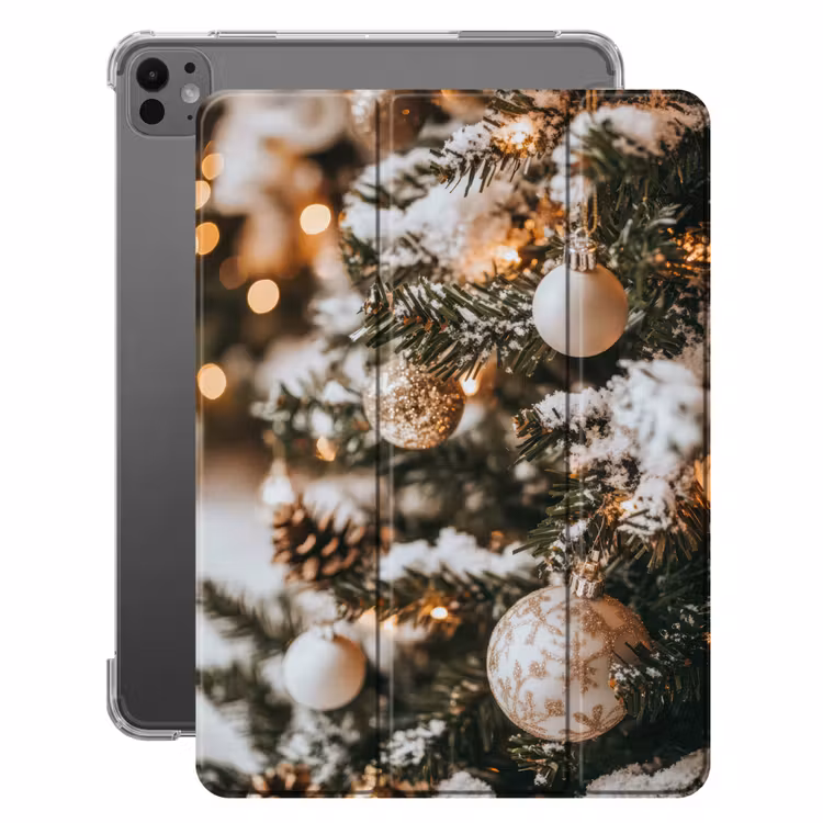 iPad-Hülle - Weihnachten - Weihnachtsbaum - Winter - Innen - Schnee — 1