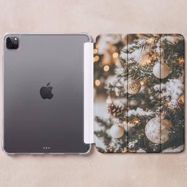 iPad-Hülle - Weihnachten - Weihnachtsbaum - Winter - Innen - Schnee — 6