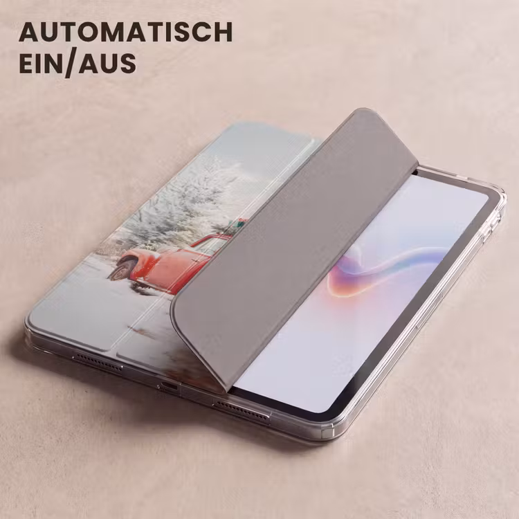 iPad-Hülle - Auto - Rot - Geschenke - Winter - Schnee - Weihnachten — 5