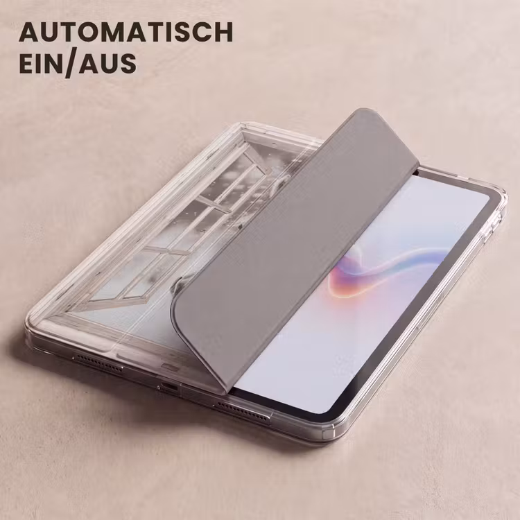 iPad-Hülle - Pferd - Weiß - Winter - Schnee - Durchsichtig - Tiere — 5