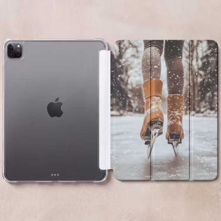 iPad-Hülle - Schlittschuhlaufen - Eis - Winter - Schnee — 6