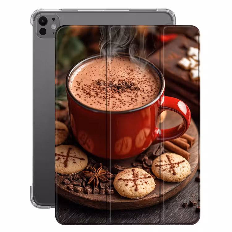 iPad-Hülle - Schokoladenmilch - Becher - Winter - Weihnachten - Gemütlichkeit — 1