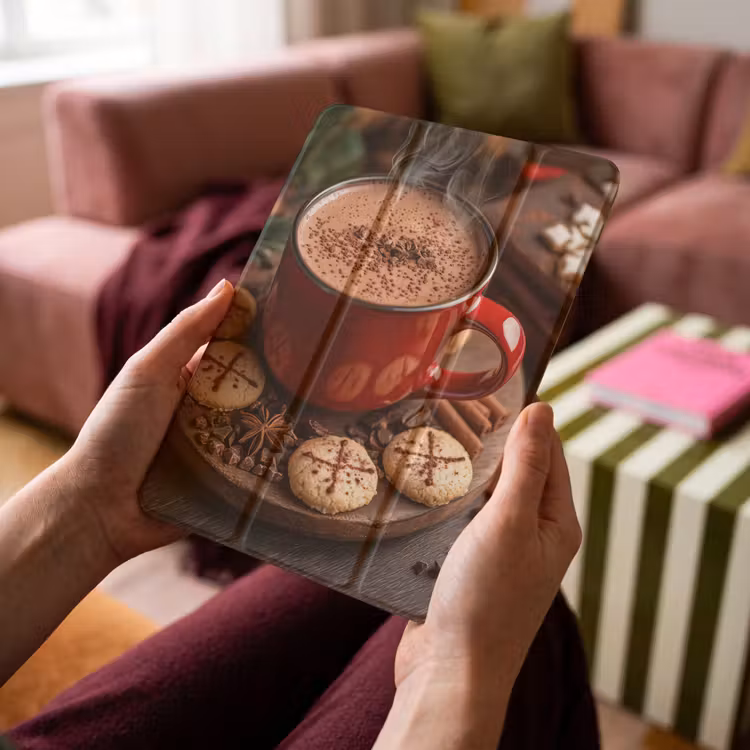 iPad-Hülle - Schokoladenmilch - Becher - Winter - Weihnachten - Gemütlichkeit — 4