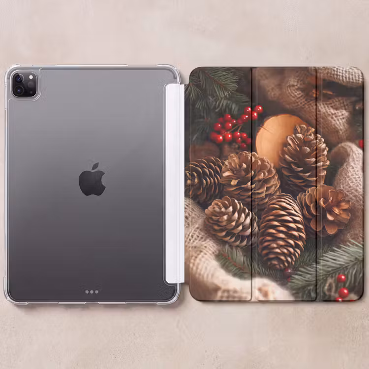iPad-Hülle - Tannenzapfen - Baum - Winter - Natur - Braun — 6