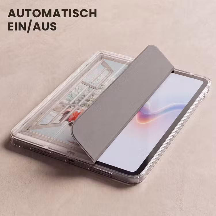 iPad-Hülle - Auto - Rot - Geschenke - Winter - Weihnachten - Durchsichtig - Weiß — 5