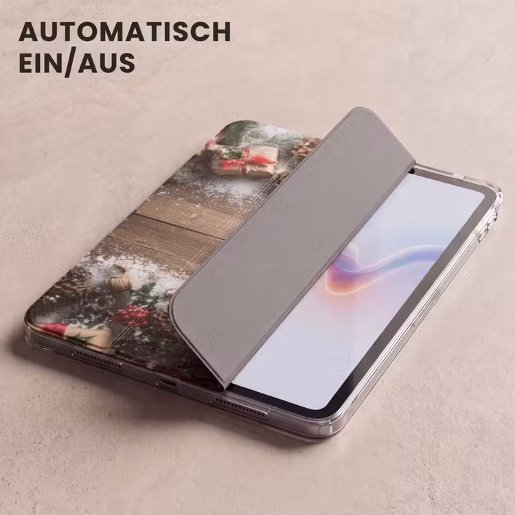 iPad-Hülle - Weihnachtsdekoration - Geschenke - Holz - Mehrfarbig — 5