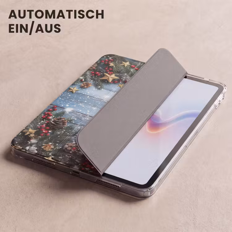 iPad-Hülle - Weihnachtsrahmen - Schnee - Mehrfarbig — 5