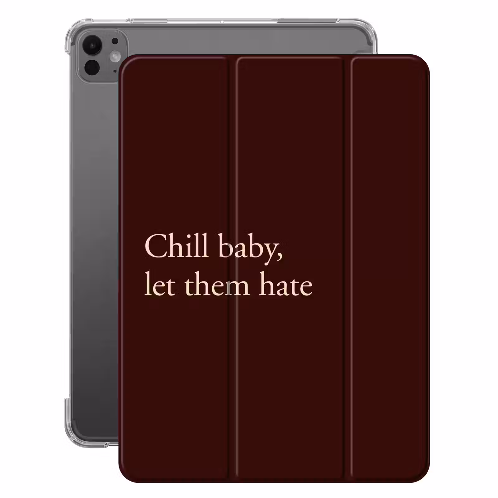 iPad-Hülle - Text - Rot - Minimalistisch — 1