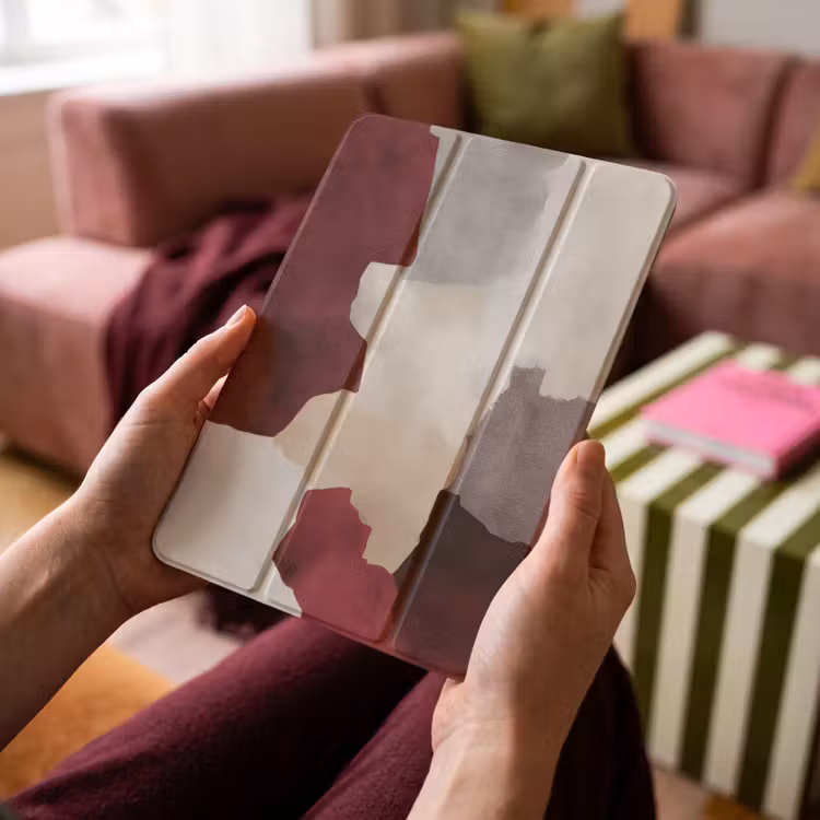 iPad-Hülle - Abstrakt - Farbkästen - Rot — 4