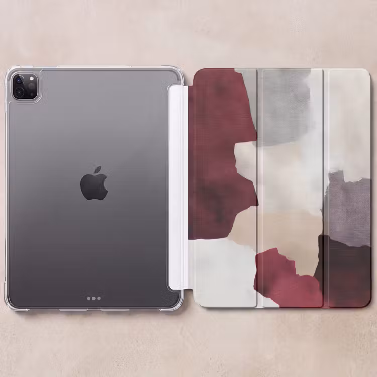 iPad-Hülle - Abstrakt - Farbkästen - Rot — 6