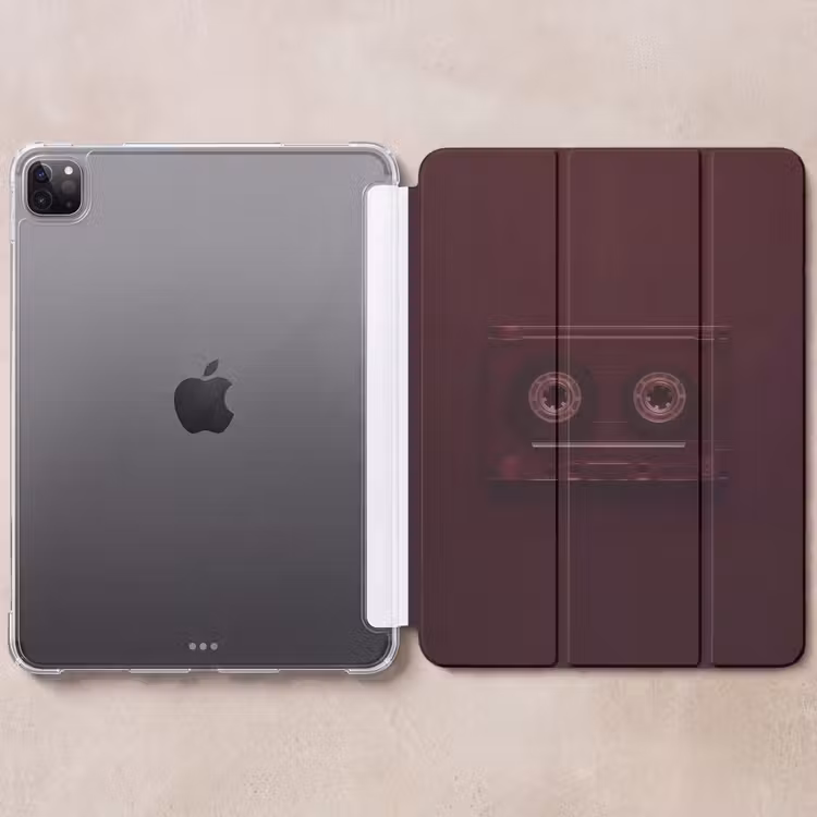 iPad-Hülle - Kassettenband - Bordeaux - Vintage — 6