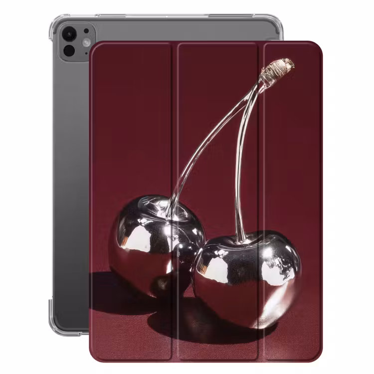 iPad-Hülle - Kirsche - Glänzend - Bordeaux — 1