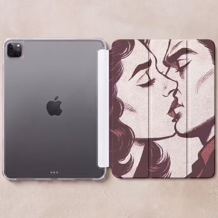 iPad-Hülle - Kissen - Menschen - Retro - Bordeaux — 6