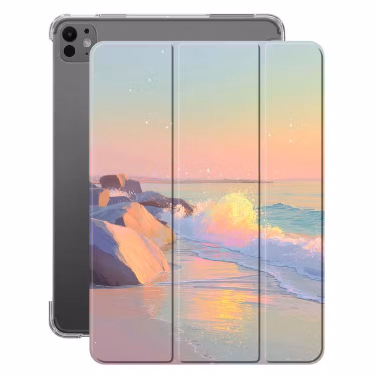 iPad-Hülle - Sommerlicht - Strand - Funkelnde Akzente — 1