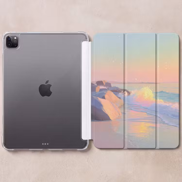 iPad-Hülle - Sommerlicht - Strand - Funkelnde Akzente — 6