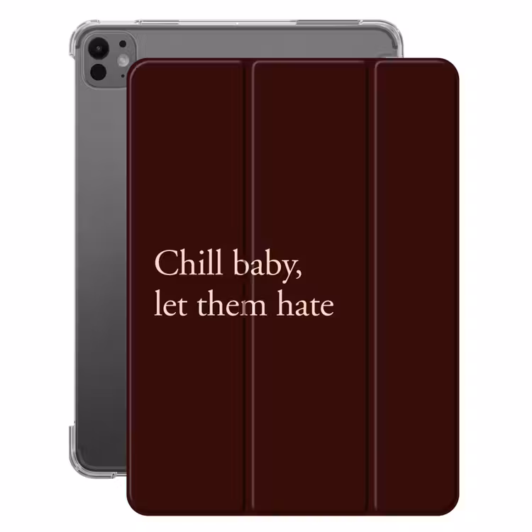 iPad-Hülle - Text - Rot - Minimalistisch — 1