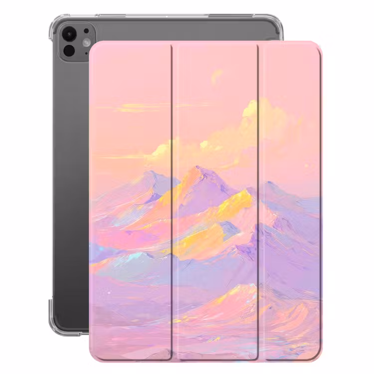 iPad-Hülle - Berggipfel - Wolken - Verträumt — 1