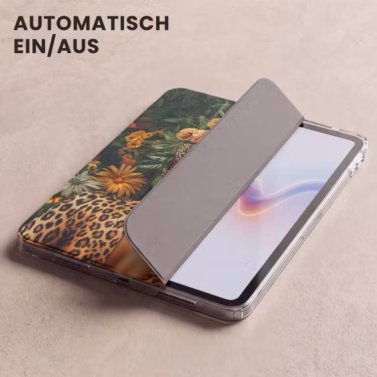iPad-Hülle - Frau - Pantherdruck - Dschungel - Natur - Luxus — 5