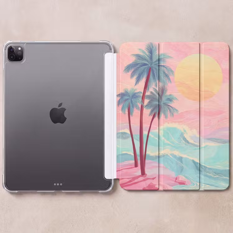 iPad-Hülle - Palmen - Wellen - Meer — 6