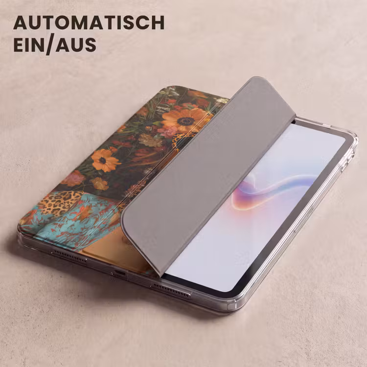 iPad-Hülle - Frauen - Blumen - Modern - Brille - Abstrakt — 5