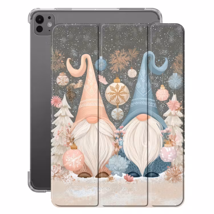 iPad-Hülle - Weihnachten - Wichtel - Pastell — 1