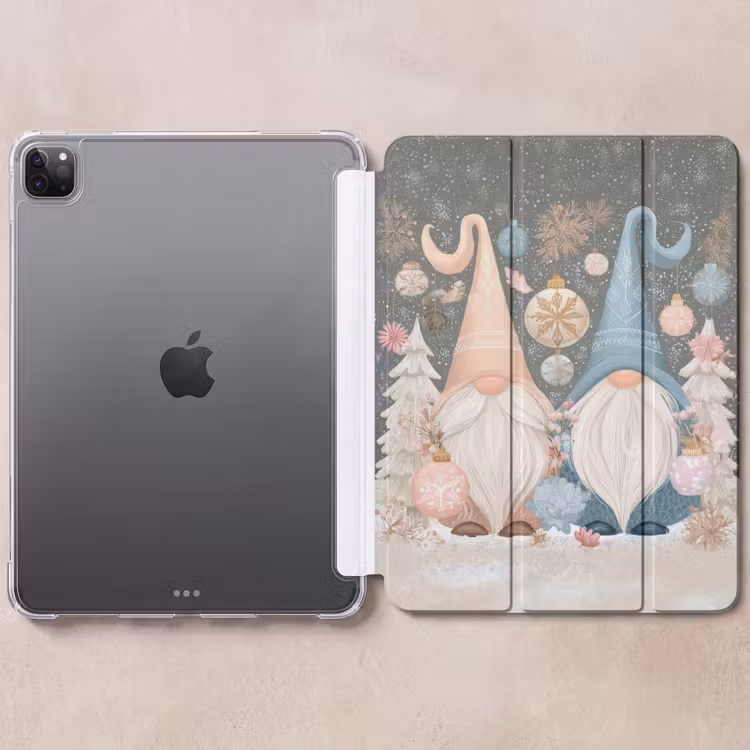 iPad-Hülle - Weihnachten - Wichtel - Pastell — 6