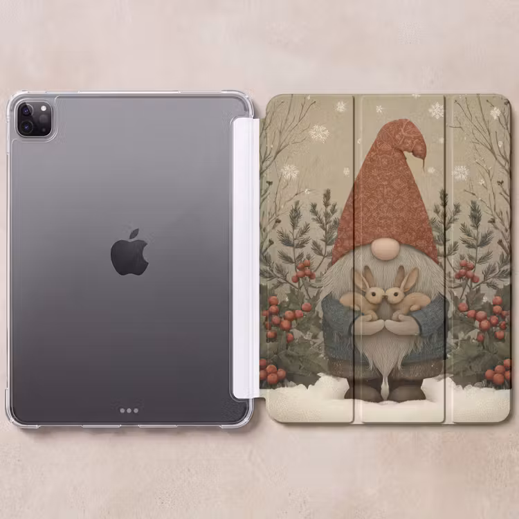 iPad-Hülle - Weihnachtswichtel - Hasen - Bunt — 6