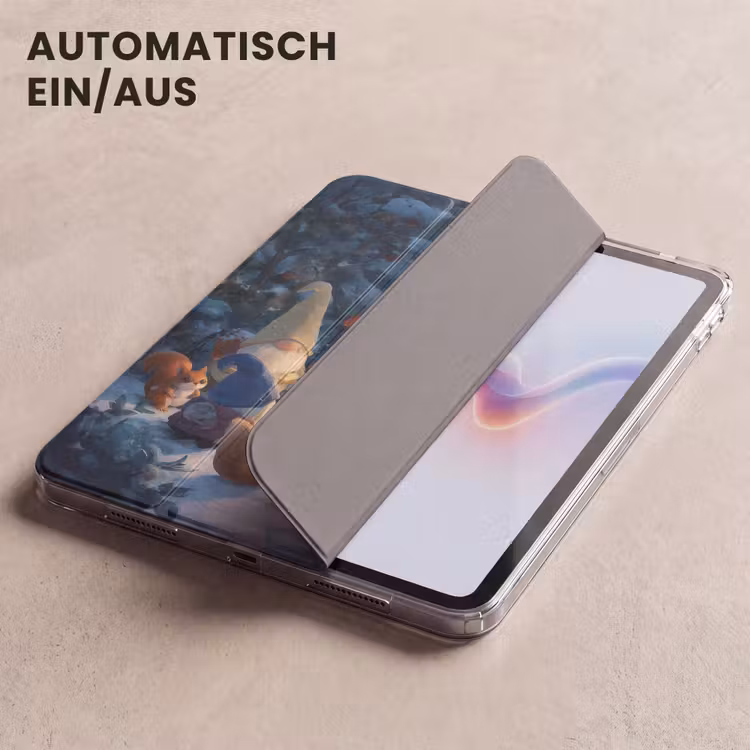 iPad-Hülle - Winter - Zwerge - Eichhörnchen - Mehrfarbig — 5