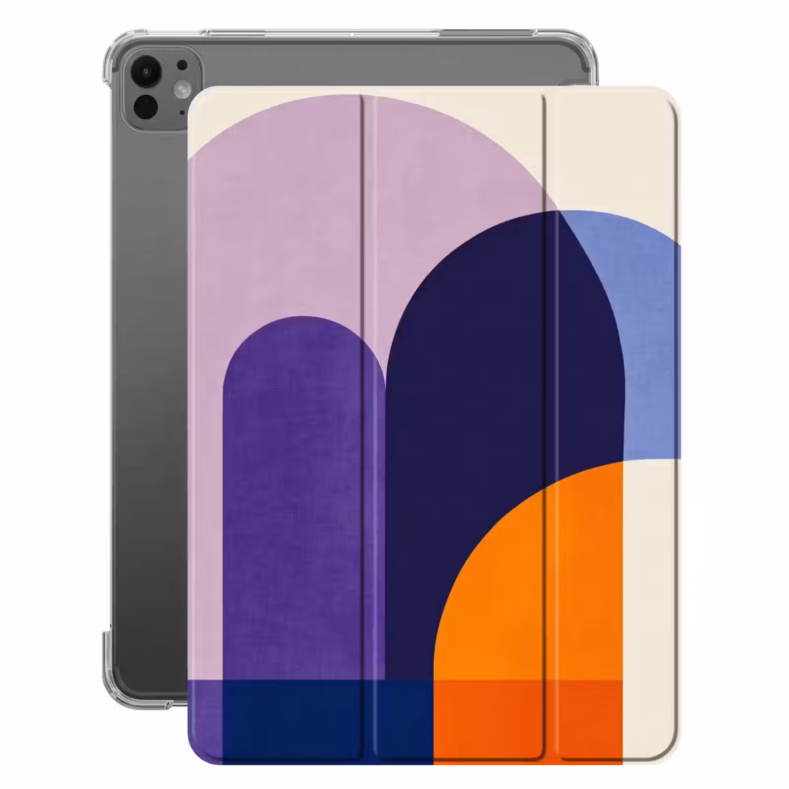 iPad-Hülle - Formen - Abstrakt - Grafik - Orange — 1