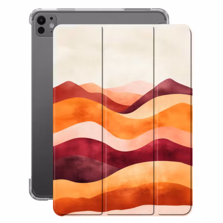 iPad-Hülle - Abstrakt - Landschaft - Wellen — 1