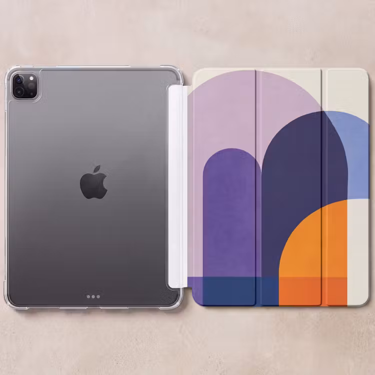 iPad-Hülle - Formen - Abstrakt - Grafik - Orange — 6