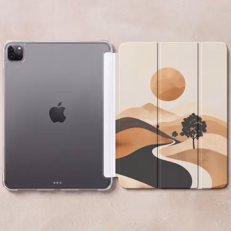 iPad-Hülle - Sonne - Hügel - Baum - Abstrakt — 6