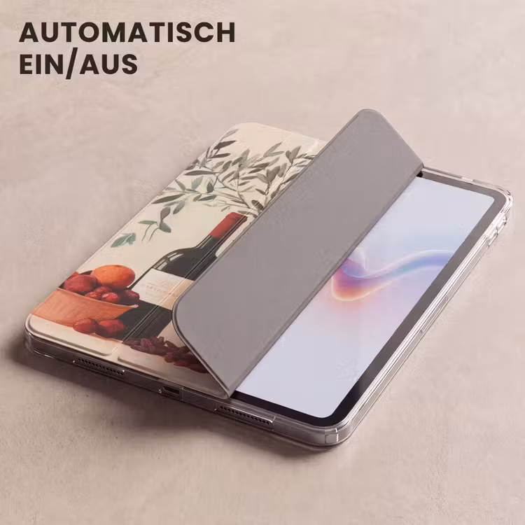iPad-Hülle - Weinflaschen - Äste - Orangen — 5