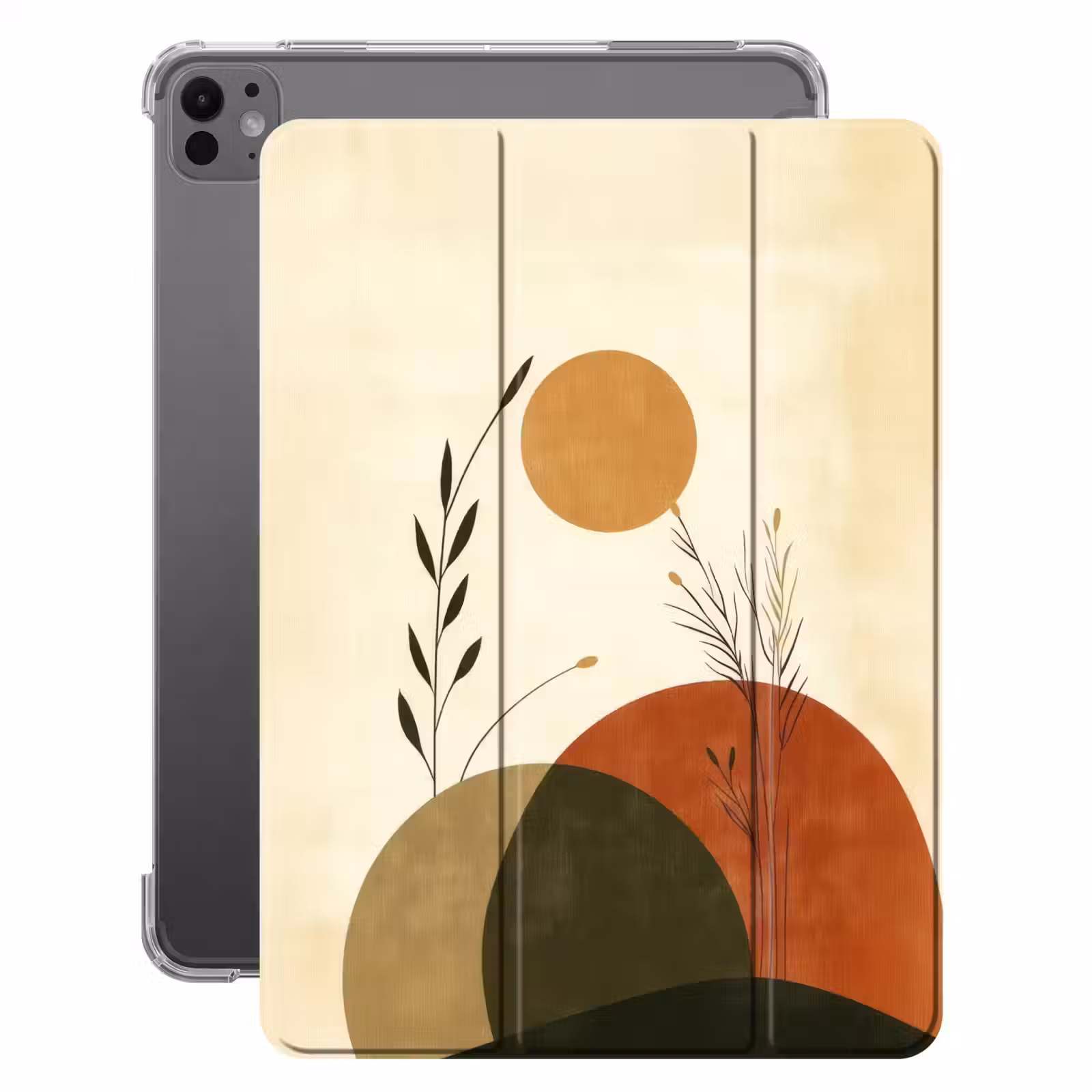 iPad-Hülle - Pflanzen - Abstrakt - Formen — 1