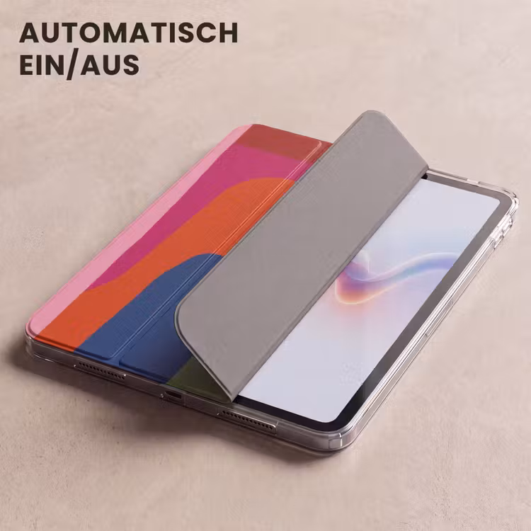 iPad-Hülle - Farbkästen - Gerade - Rund - Abstrakt — 5