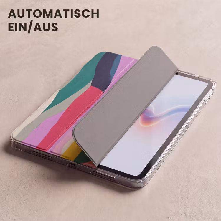 iPad-Hülle - Abstrakt - Bunt - Wellen - Linien — 5