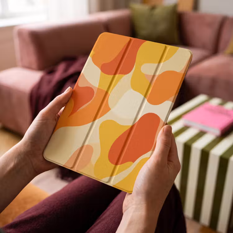 iPad-Hülle - Abstrakt - Formen - Orange — 4