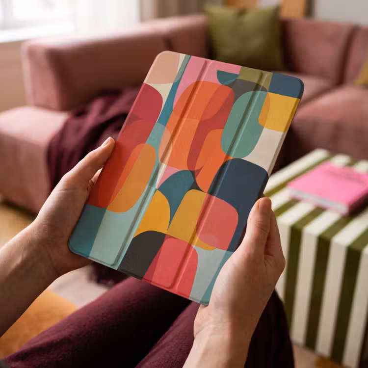 iPad-Hülle - Formen - Bunt - Abstrakt - Flugzeuge — 4